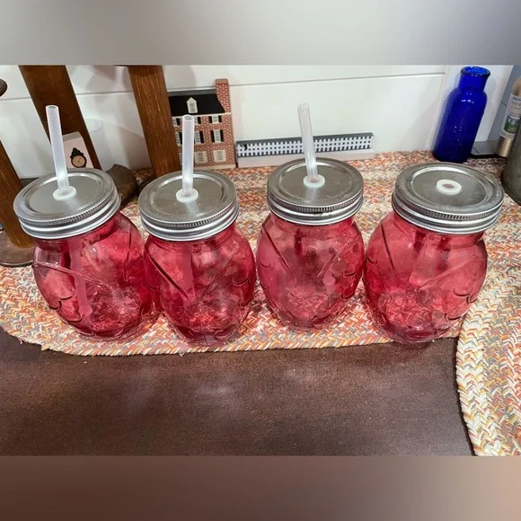 FLAMINGO DRINK TUMBLERS SET OF 4 - Picture 3 of 3